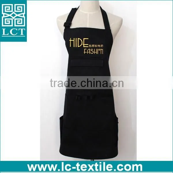china factory wholesale hot customized hair salon aprons wth tool pockets