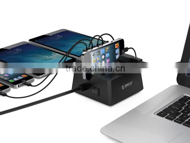 2 outlet usb smart power strip with 5 USB charger
