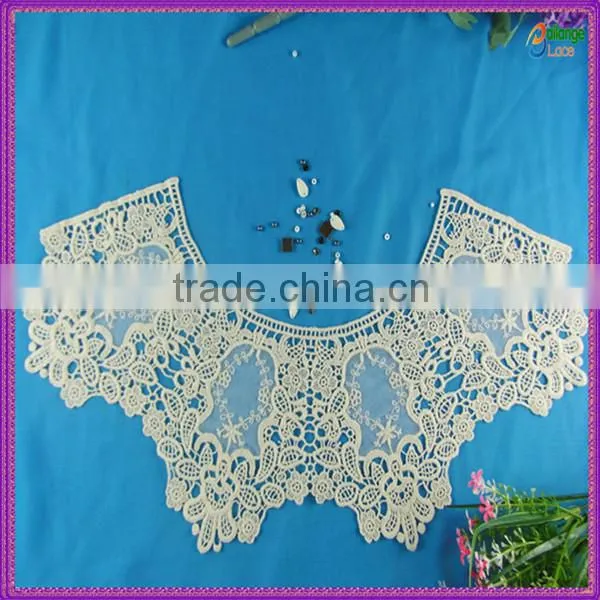 Dresses guipure lace Textile Embroidered machine embroidery lace collar for garment