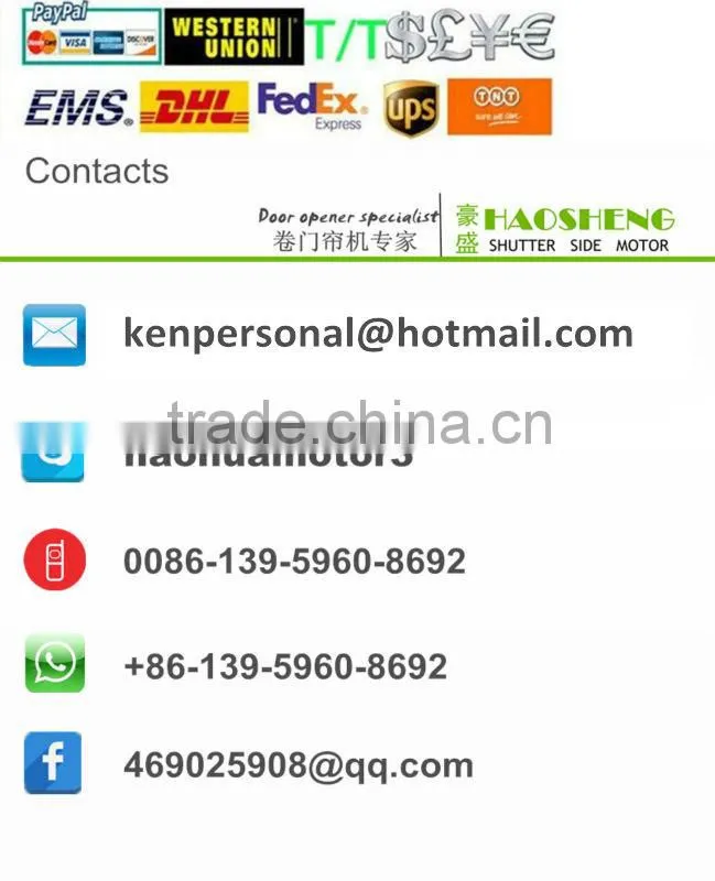 Industrial faster Door opener 600kG / fast door operator / industrial door operator