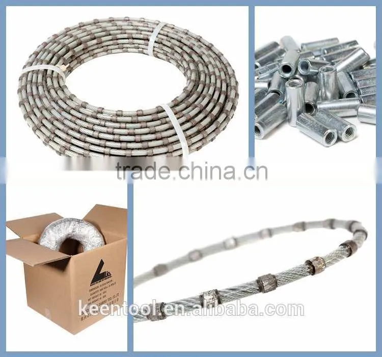 Diamond wire saw for block dressing