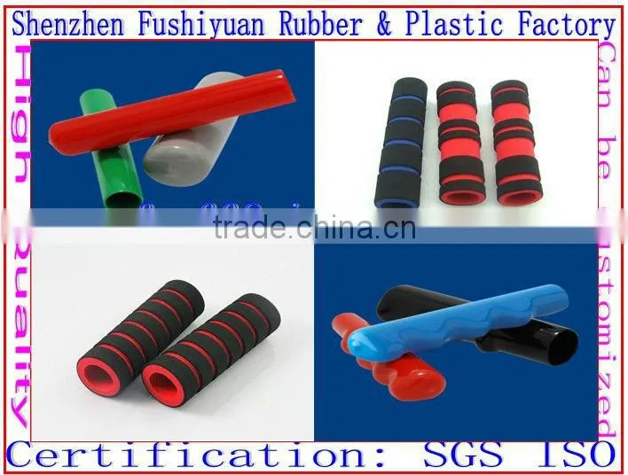 rubber foam handle grip push up handle bars, foam exercise push up bar treadmill handle foam grip