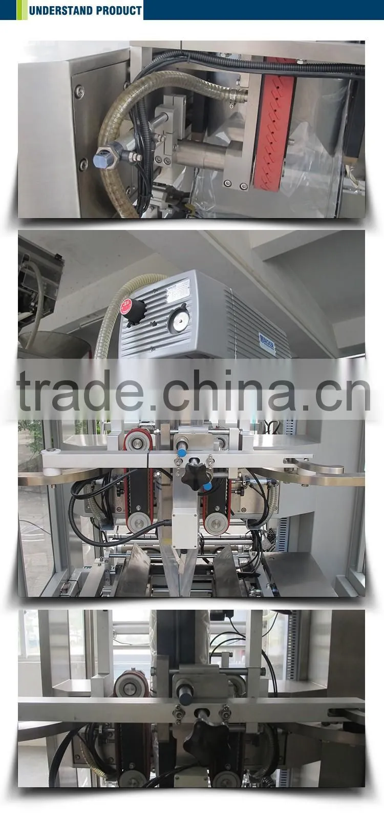 Large Four Side Sealing automatic pellet rice bagging machine