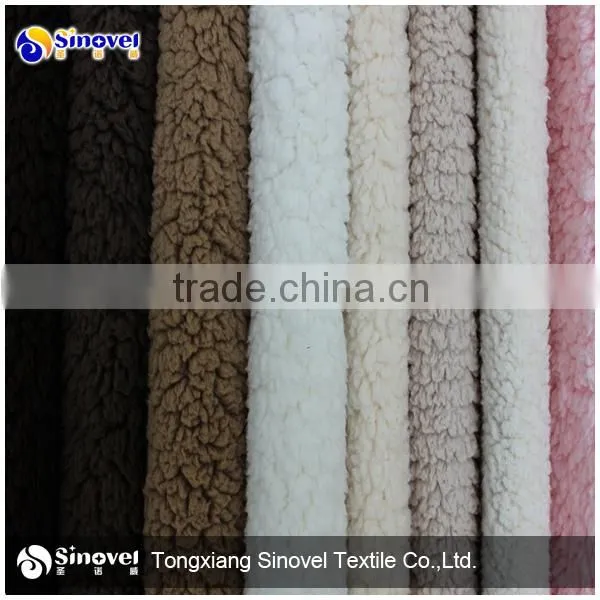 KNITTING SHERPA FABRIC for bag
