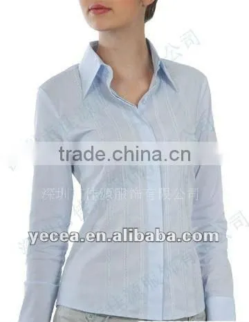 HOT selled female's fashionable white shirt and blouse