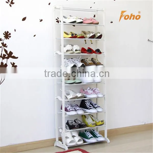 4 layes 20 pair free standing shoe boot rac cabinet rack shelf