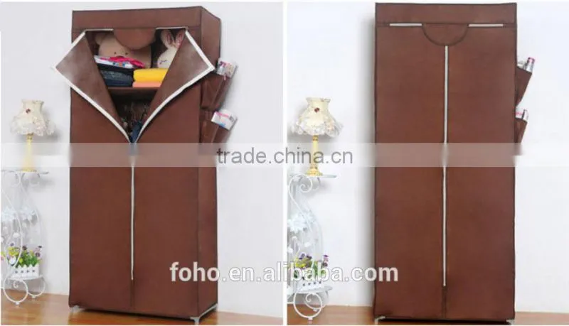 Mini wardrobe fitted wardrobe small wardrobe manufacturing ideas (FH-CM0508)