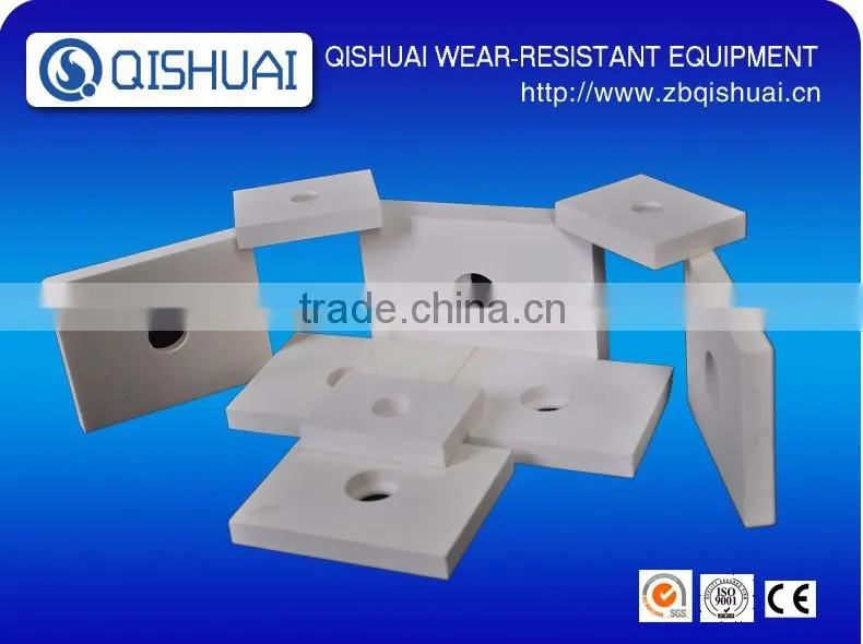 High temperature insulation wear-resistant corrosion-resistant 95% alumina ceramic bearing plate block