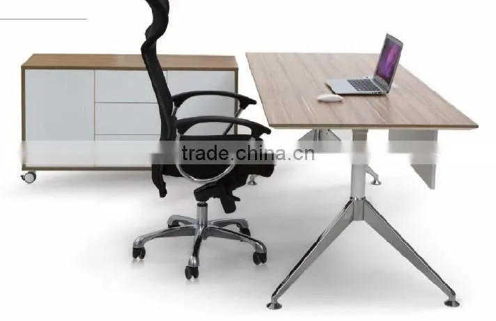 2014 High end L shaped wood executive table | manager table -ED01