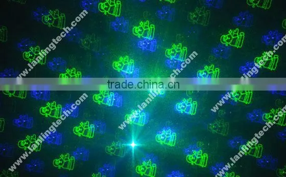 8 Patterns GB Mini Laser Stage Lighting