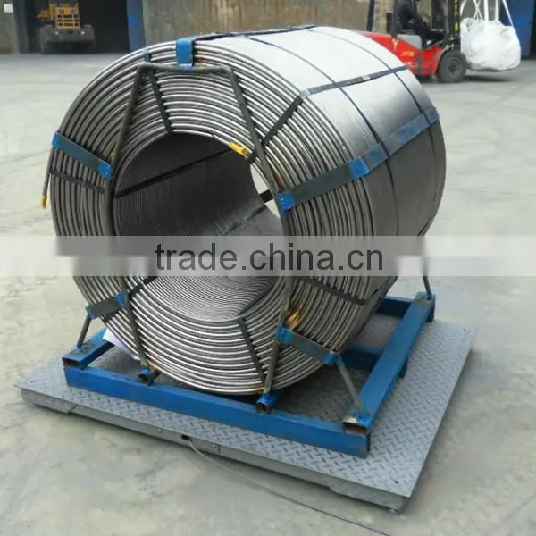 ferro base alloy Wires / CaFe alloy core wire for steelmaking