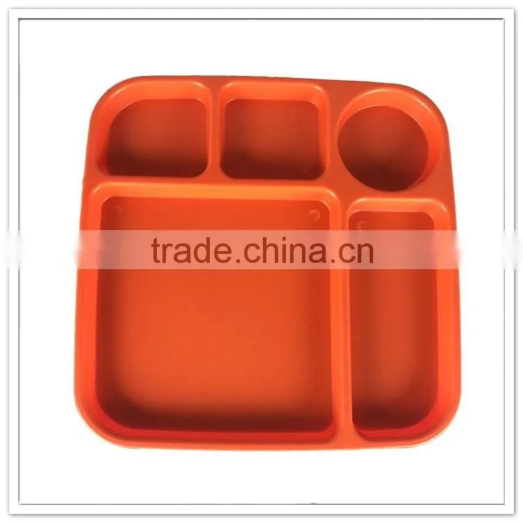 FDA/SGS/EU pass 100% melamine divided lunch tray
