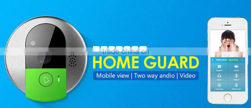 IOS Android pc wifi wireless doorbell camera pre-sale products unlcok wifi doorbell camera