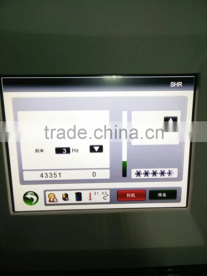 SHR supper hair removal beauty equipment for speed hair removal