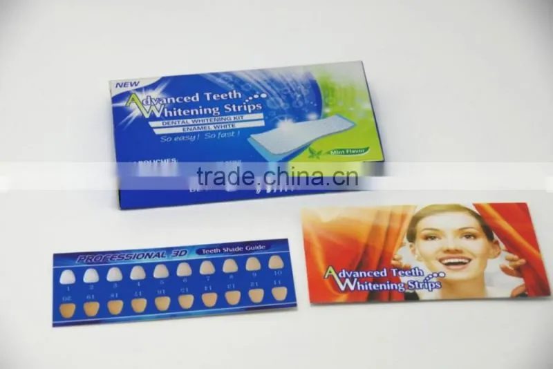 Advanced Teeth Whitening Strips, Teeth Whitening Gel Strips