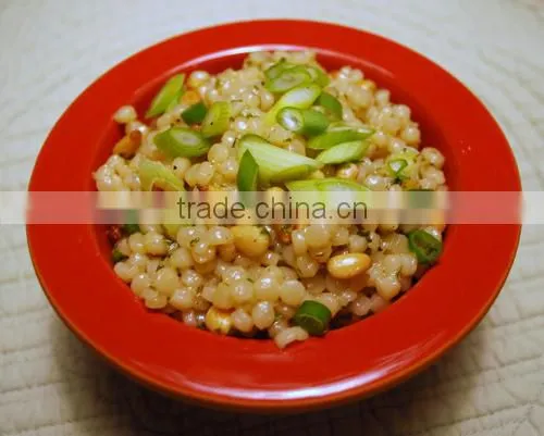 Healthy Mediteranean Israeli Couscous. High quality M'hammes Thick grain 100% Durum Wheat semolina flour Bag 1Kg.