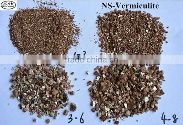 High quality Lightweight Silver/Gold expanded Vermiculite for Board