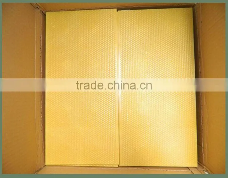 Beekeeping Solid pure Durable 0% to 100% bee wax foundation sheet