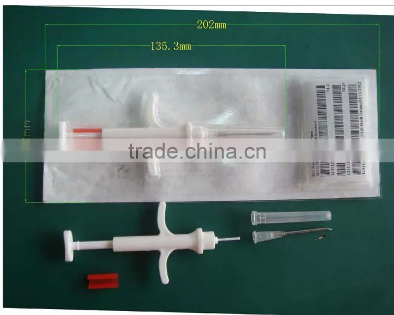 Animal Microchips Glass Capsule Tags For Livestock