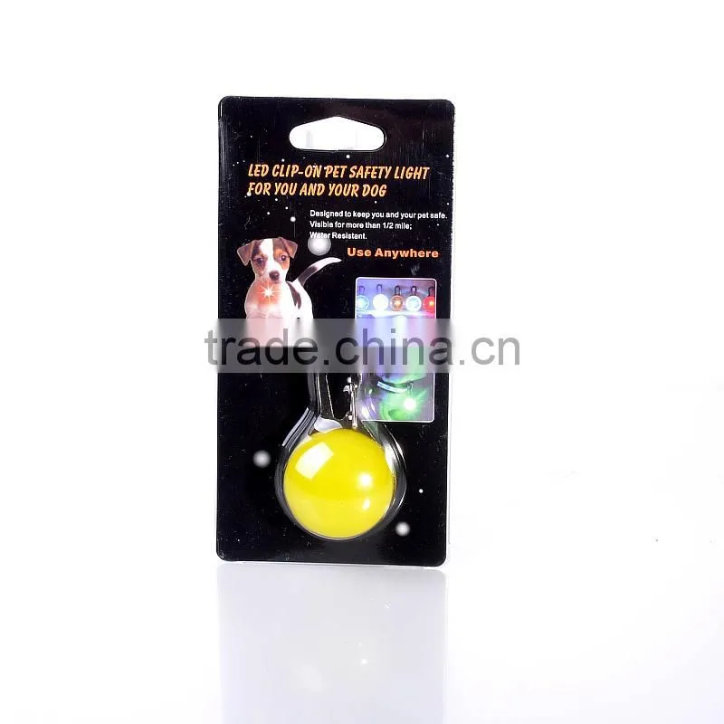 2015 new year led flash dog tag