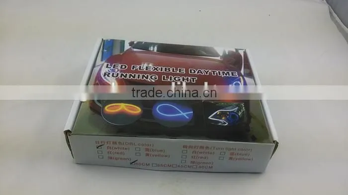 2pc LED FLEXIBLE DAYTIME RUNNING LIGHT STRIPS DRL 60cm