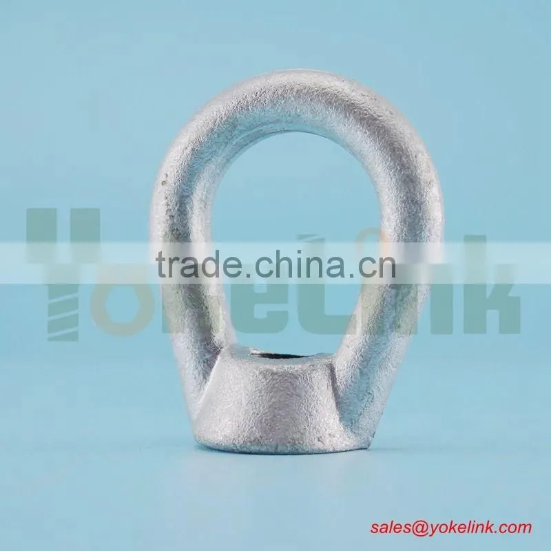 Drop forged Oval Eye Thimble Eey Nut for Line hardware