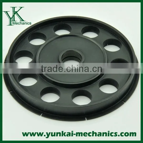 Black POM plastic of CNC machining parts