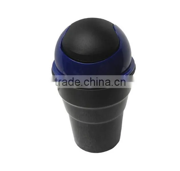 Automotive plastic wastebin vehicle trash garbage rubbish storage can