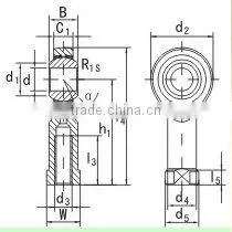 SIZP..S Series rod ends