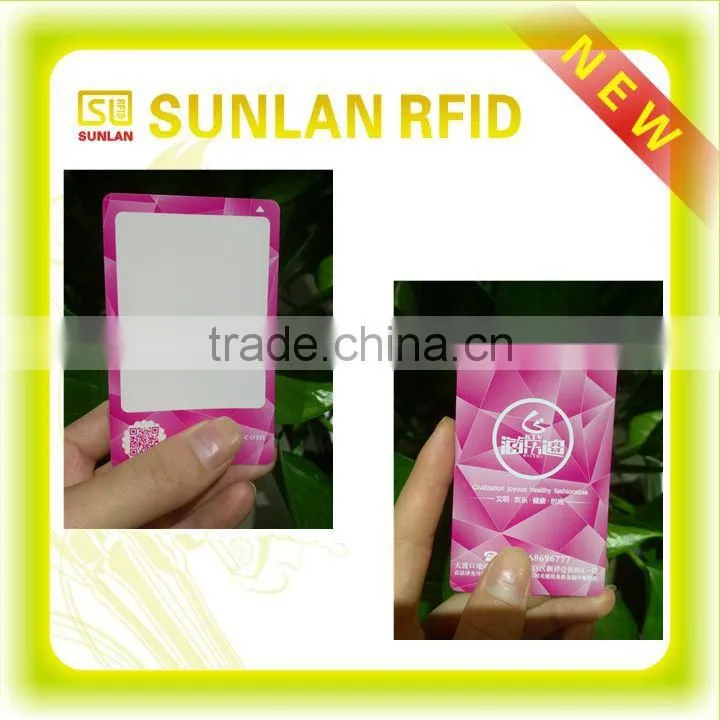 Thin Programmable 13.56MHz RFID card S70 RFID Card(TOP 10 Smart card factory)