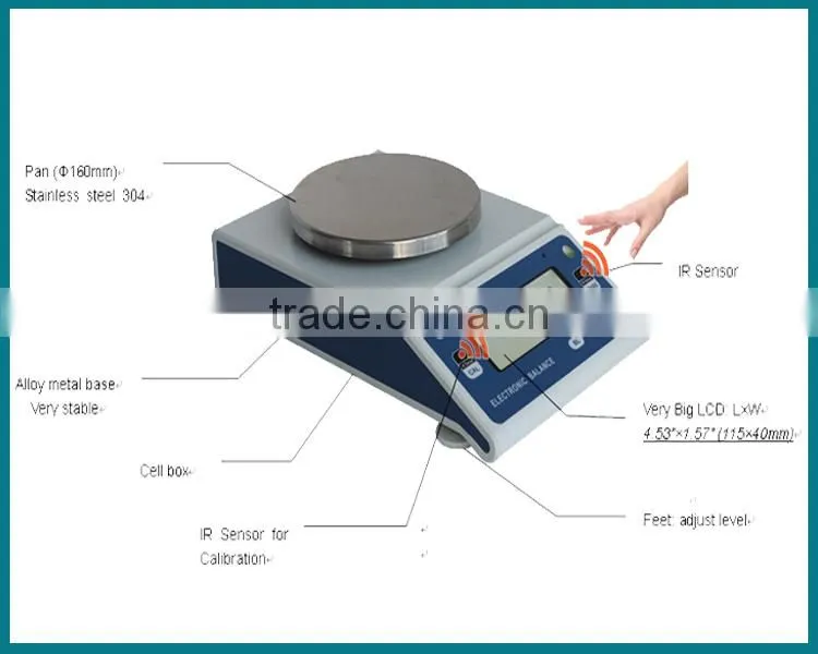 3kg 0.01g electronic compact scale similar mettler toledo
