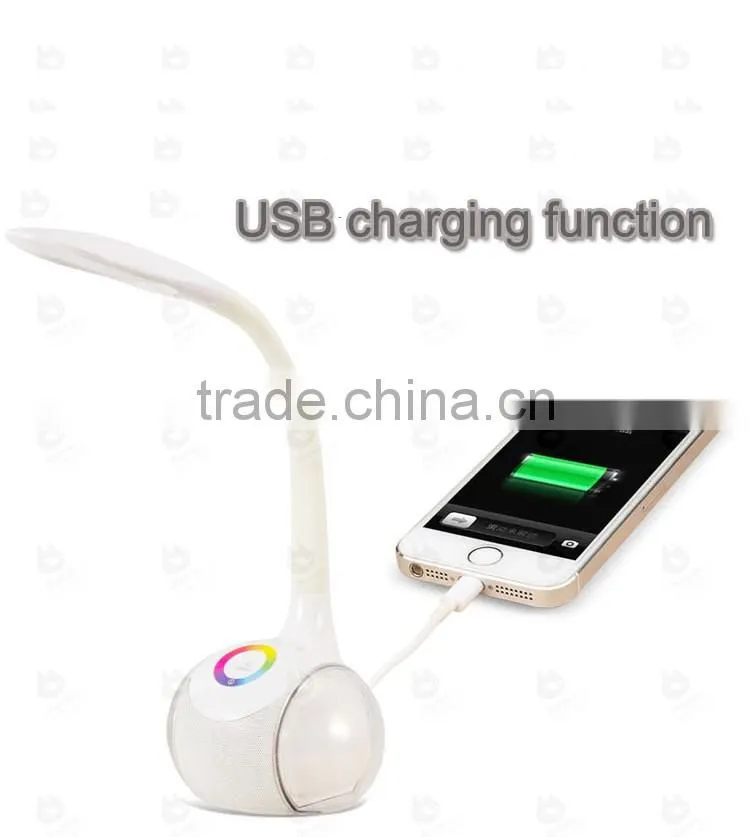 2016 trending products innovative led lamp bluetooth speaker