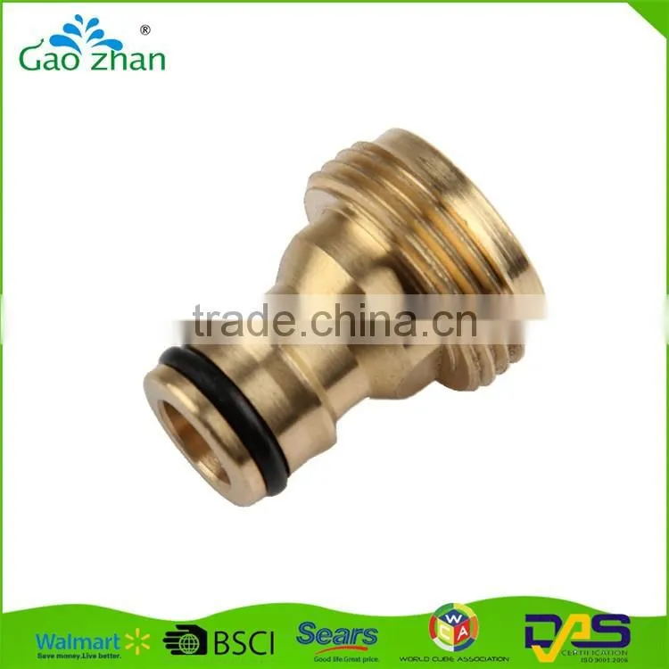 Forged 3/4"Brass Male Threaded Garden Hose Quick Connector Union Brass Fitting For Pipe