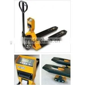 electric transpallet forklift/mini electric pallet truck with scale