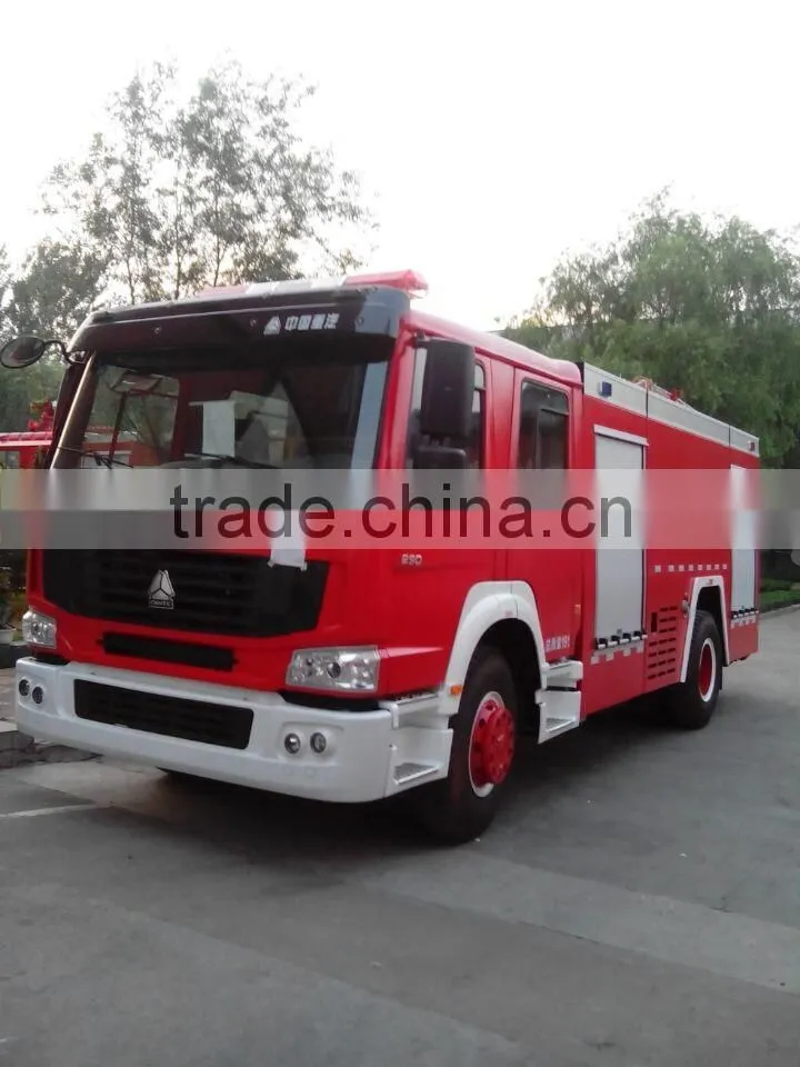 CNHTC HOWO 4X4 water tank foam tank howo fire truck China factory