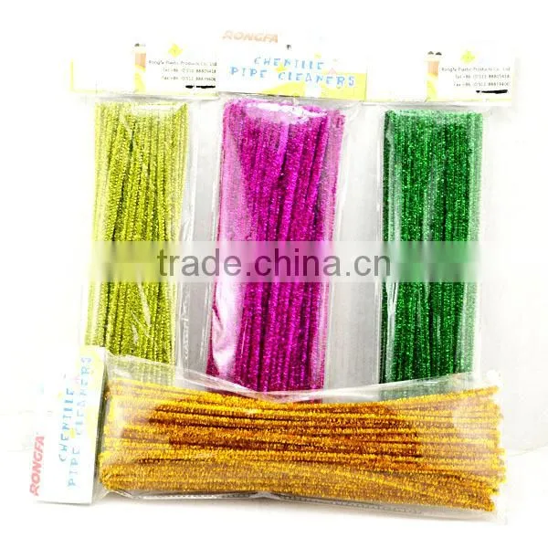 Metallic Glitter Style Eduction Use Chenille Stem