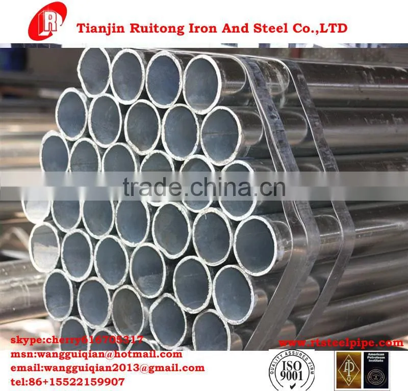 Hot saling hot dipped galvanized steel pipes/tube