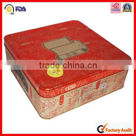 manufacturer metal chocolate heart shape tin case