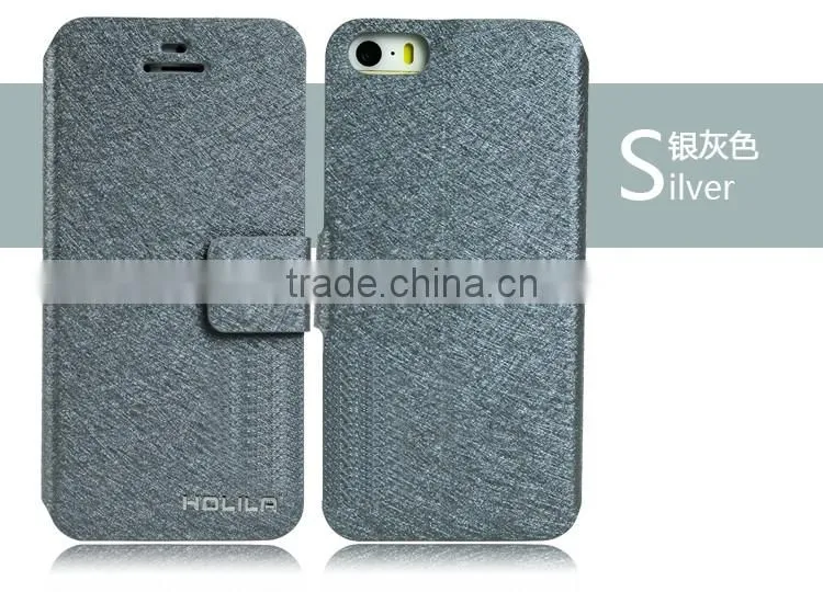 High quality wallet leather case flip PU leather phone case protective back covers for iPhone 5 5s
