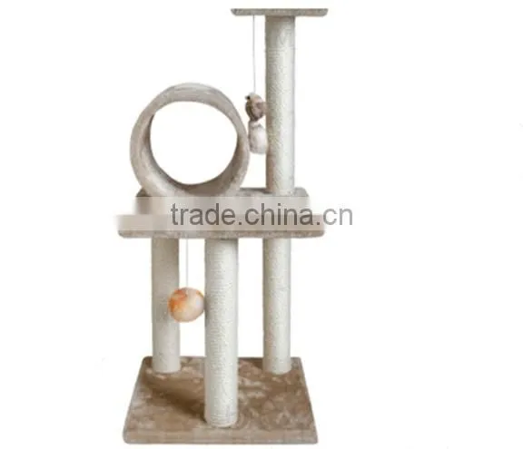 house wood cat tree