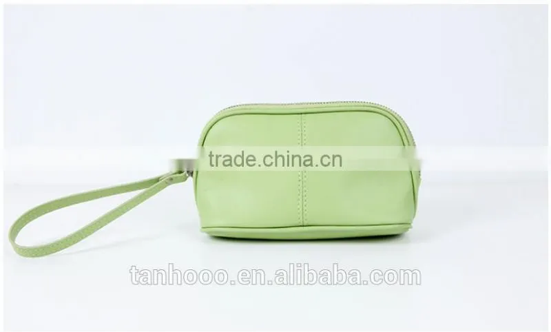 Hot Popular Leather Clutch Cosmetic bag makeup