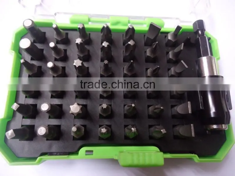 Promotional gift hand tools set 43pcs Screwdriver bits kit