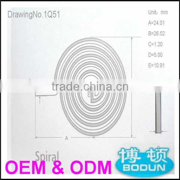 ISO Standard Bimetal Thermostat Spring