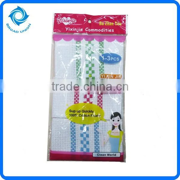 30x30cm 3PC Cheap Cotton kitchen Cleaning Cloth Dish Cloth