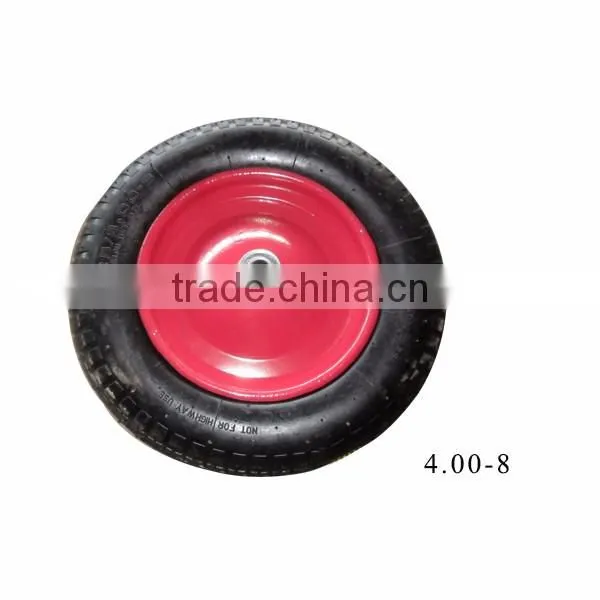 qingdao wantai 16 inch pneumatic wheelbarrow wheel tire