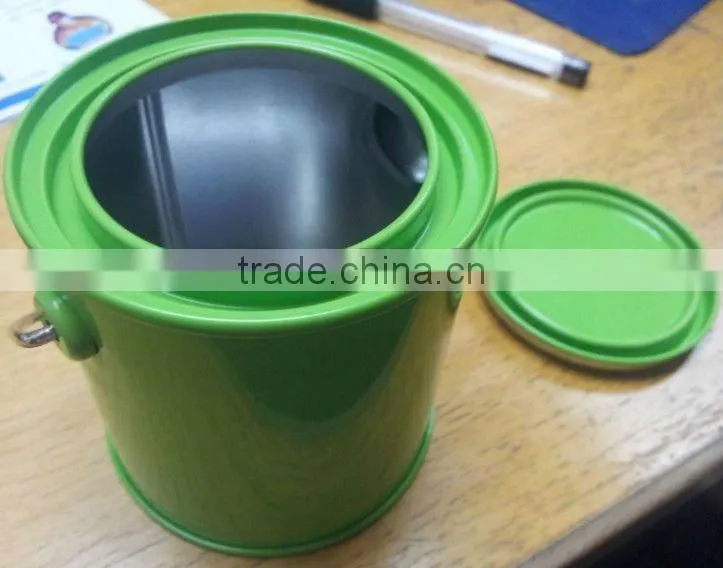 Metal Beef Pocket with metal handle, Paint Bucket