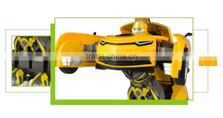 New design 2.4G transform control wireless remote toy car