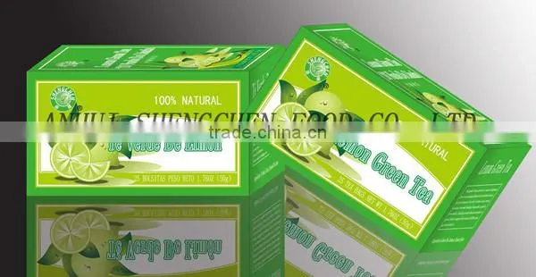 Lemon Green Tea Bag- Natural Fruit green teabag