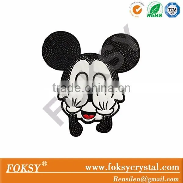 Bat Man Embroidered Cartoon design iron on patch wholesale