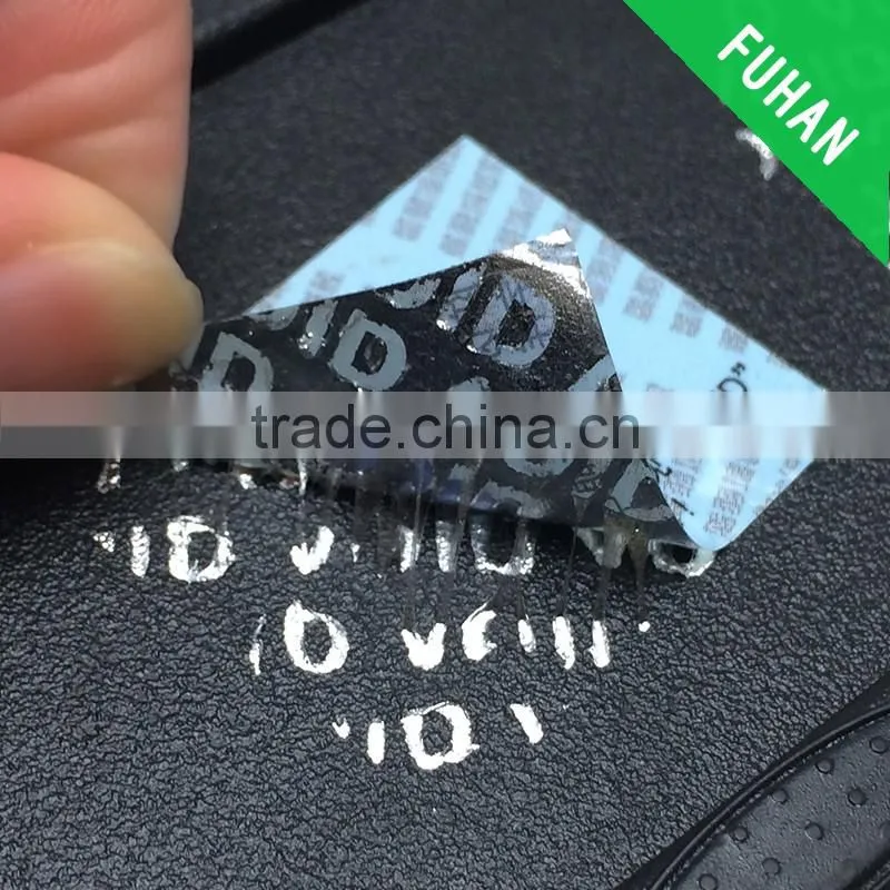 China Manufacture Custom Security Sticker